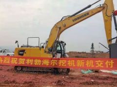 熱烈祝賀重慶客戶第八臺利勃海爾挖掘機交付！