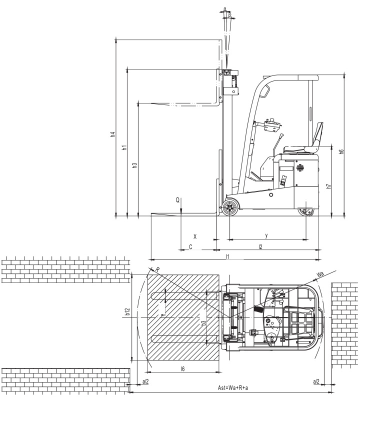24V迷你平衡重叉車(chē)4