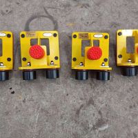 實(shí)拍！防跳軌型200輪矩形方管梁頭防脫軌產(chǎn)品實(shí)物圖