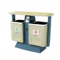 河南天祥 室外垃圾桶環(huán)衛(wèi)鍍鋅二分類(lèi)果皮箱 廠家直銷(xiāo)支持定制