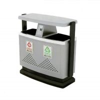 河南天祥 戶外垃圾桶鍍鋅垃圾箱二分類(lèi)果皮箱量大 可批發(fā)定制