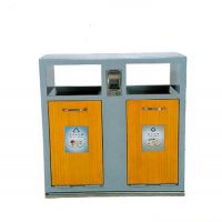 河南天祥 鋼木垃圾箱環(huán)衛(wèi)垃圾桶二分類(lèi)果皮箱 支持批發(fā)定制