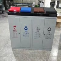 河南天祥 戶外鍍鋅四分類(lèi)環(huán)保果皮箱（小區(qū)/公園/街道/景區(qū)）