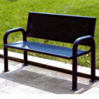 天祥戶外靠背公園長椅支持定制 （廣場/公園/小區(qū)）