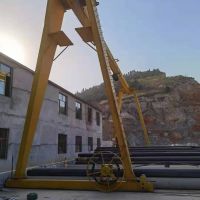 天津雙梁門式起重機(jī)跨度更大，升高5米