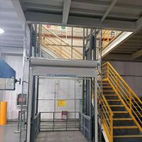 鄭州液壓升降平臺(tái)，導(dǎo)軌式升降貨梯