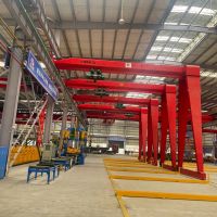 湖北省宜昌市半門式龍門吊起重機，龍門吊，行吊