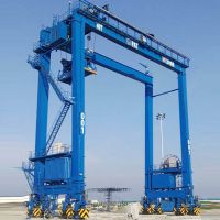 黃岡輪胎式集裝箱門(mén)式起重機(jī)