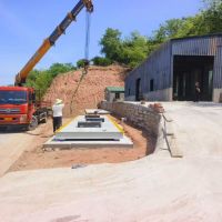 十堰100T全電子汽車衡安裝調(diào)試